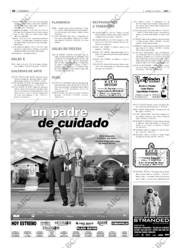 ABC SEVILLA 12-04-2002 página 86