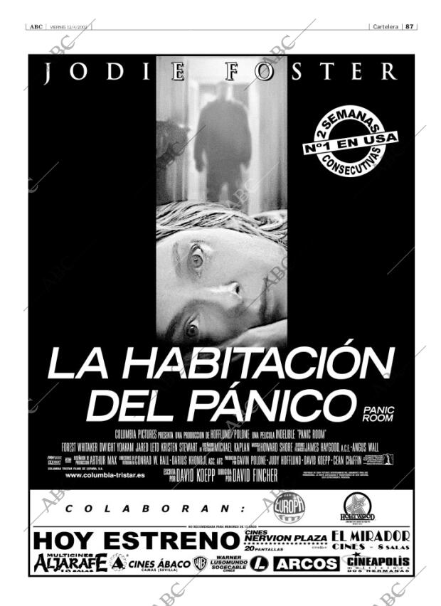 ABC SEVILLA 12-04-2002 página 87