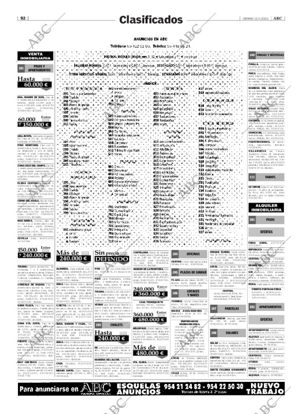 ABC SEVILLA 12-04-2002 página 92