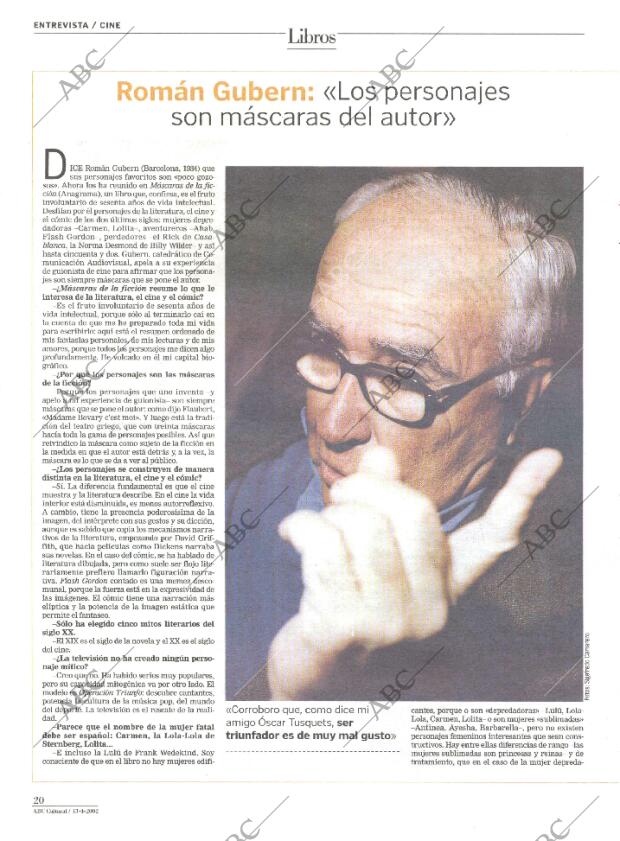 CULTURAL MADRID 13-04-2002 página 20