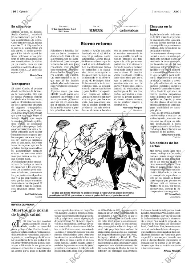 ABC MADRID 16-04-2002 página 10