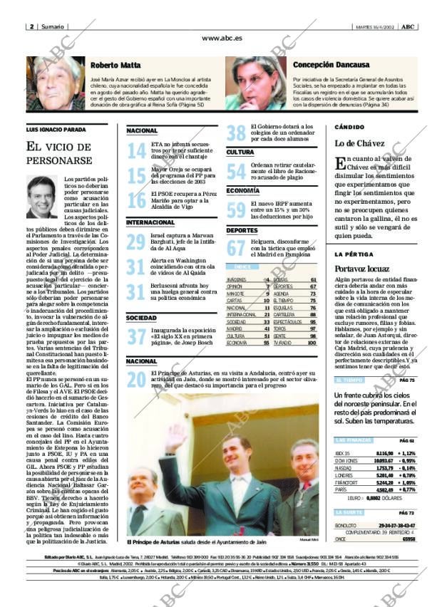 ABC MADRID 16-04-2002 página 2