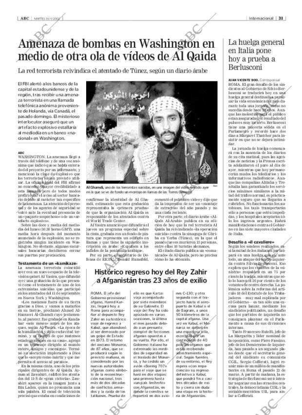 ABC MADRID 16-04-2002 página 31
