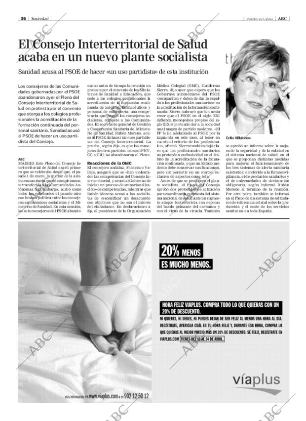 ABC MADRID 16-04-2002 página 36