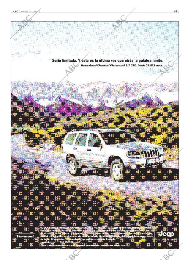 ABC MADRID 16-04-2002 página 45