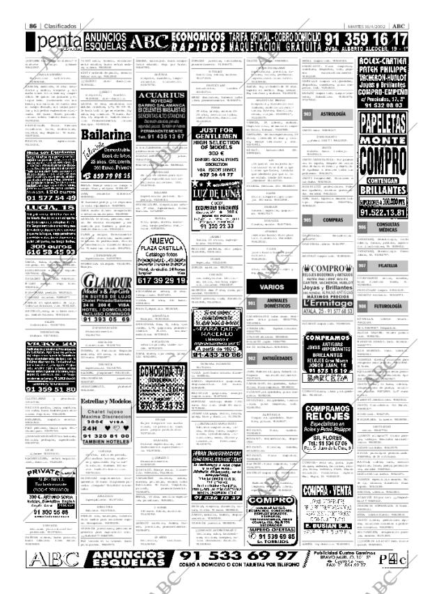 ABC MADRID 16-04-2002 página 86
