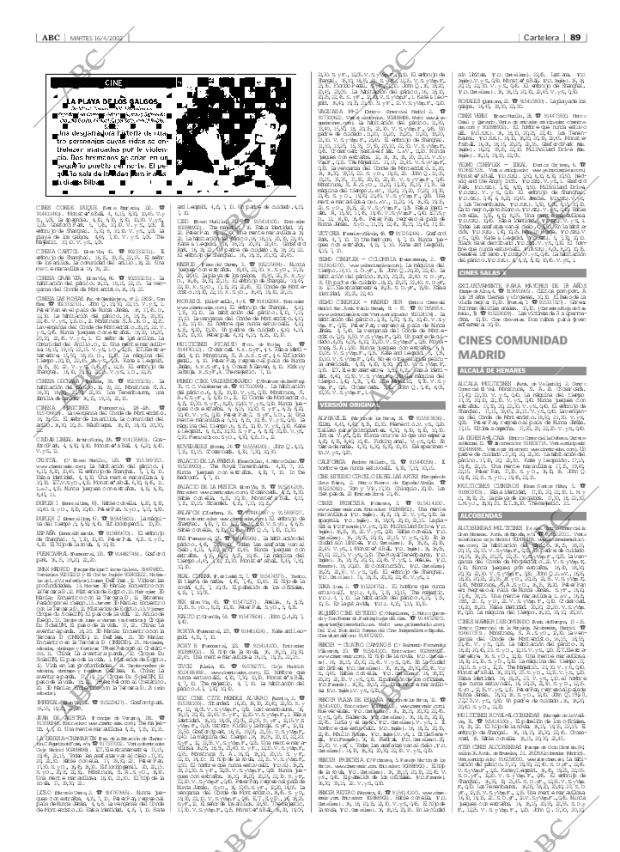 ABC MADRID 16-04-2002 página 89