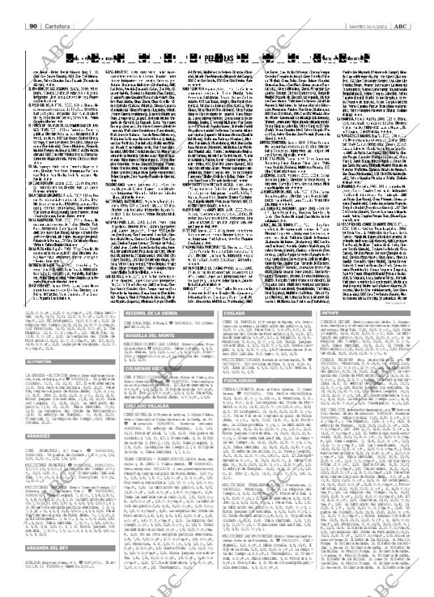 ABC MADRID 16-04-2002 página 90