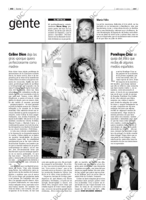 ABC MADRID 17-04-2002 página 102