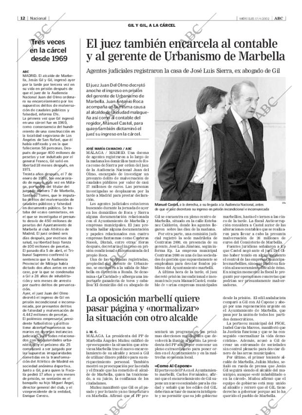 ABC MADRID 17-04-2002 página 12