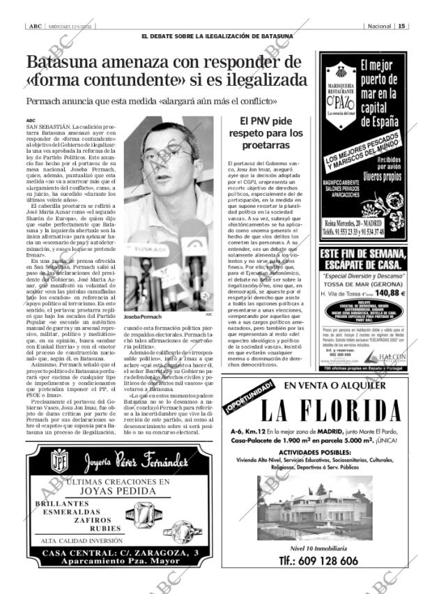 ABC MADRID 17-04-2002 página 15