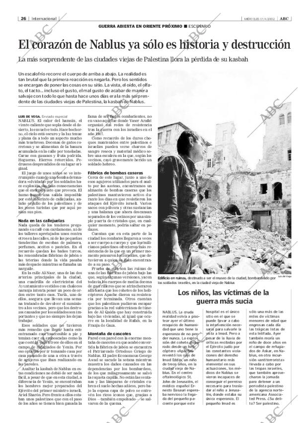 ABC MADRID 17-04-2002 página 26