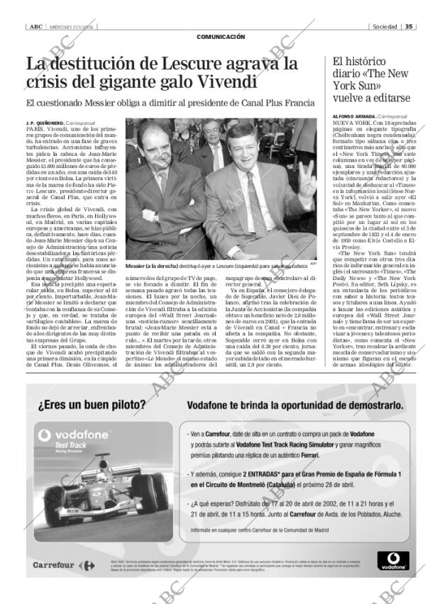 ABC MADRID 17-04-2002 página 35