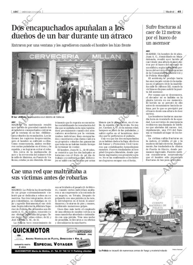 ABC MADRID 17-04-2002 página 45