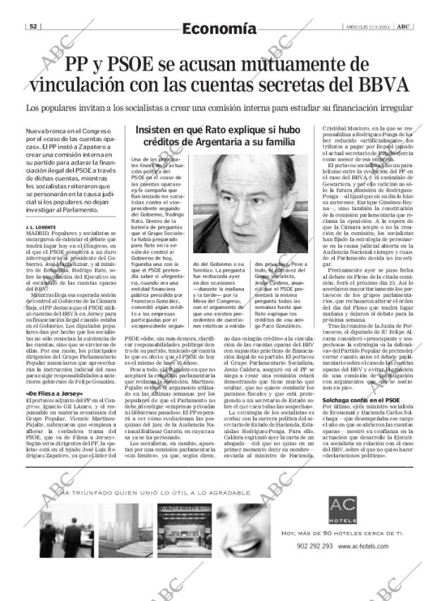 ABC MADRID 17-04-2002 página 52