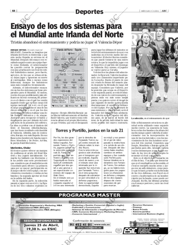 ABC MADRID 17-04-2002 página 68