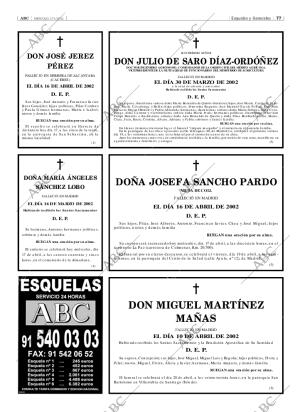 ABC MADRID 17-04-2002 página 77