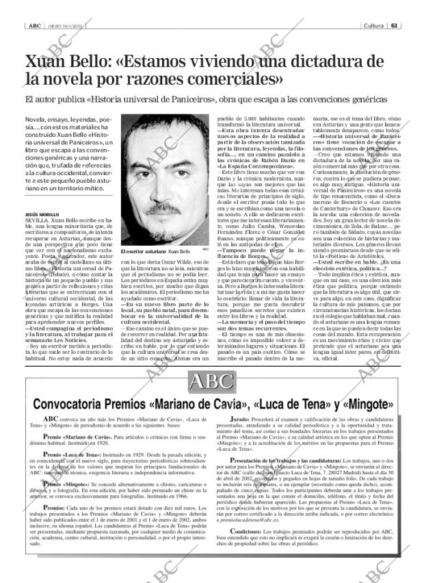 ABC SEVILLA 18-04-2002 página 61