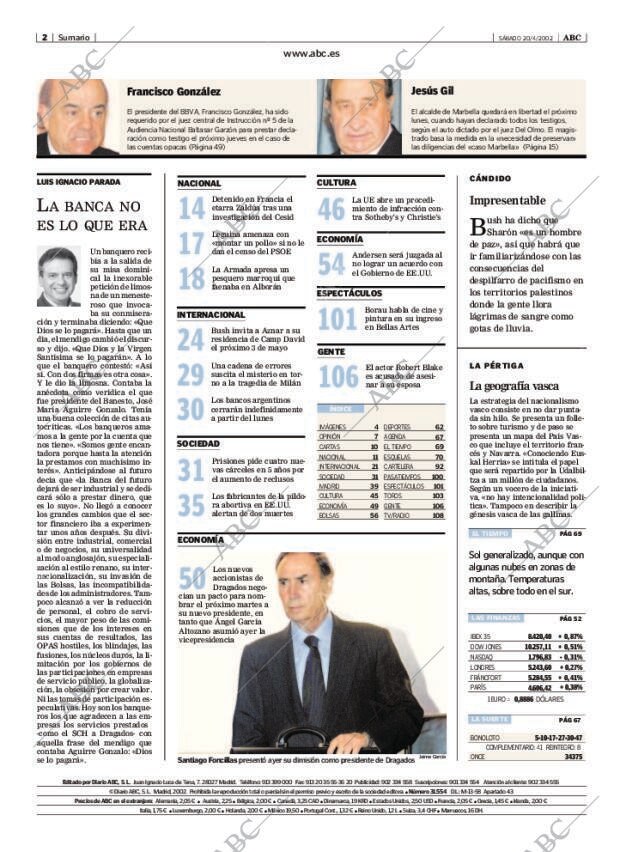 ABC MADRID 20-04-2002 página 2