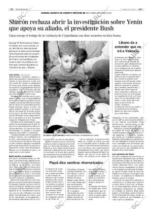 ABC MADRID 20-04-2002 página 22