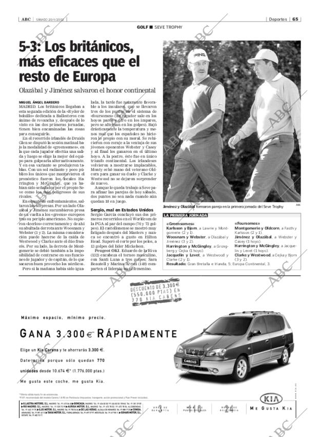 ABC MADRID 20-04-2002 página 65