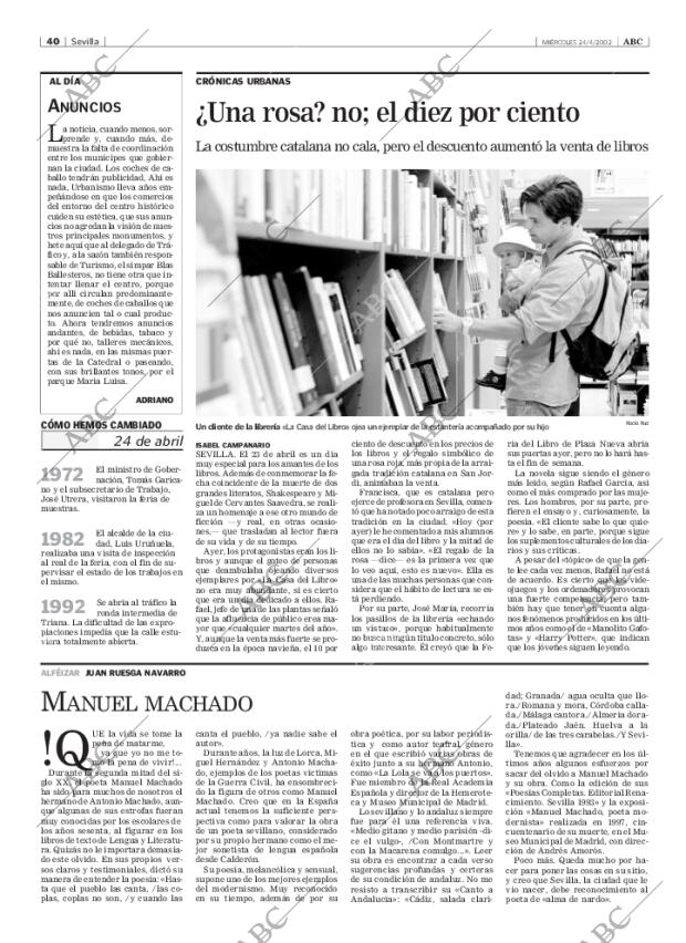 ABC SEVILLA 24-04-2002 página 40
