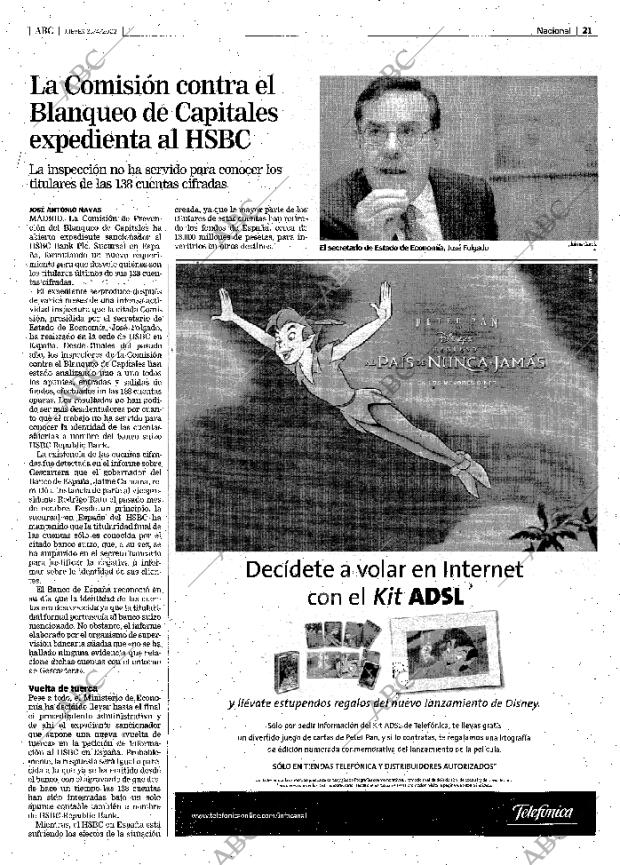 ABC MADRID 25-04-2002 página 21