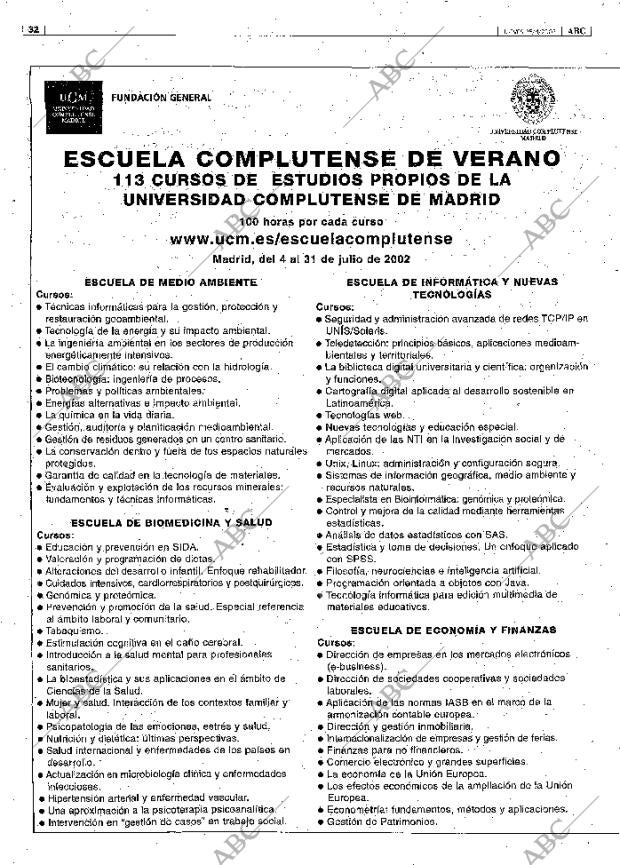 ABC MADRID 25-04-2002 página 32