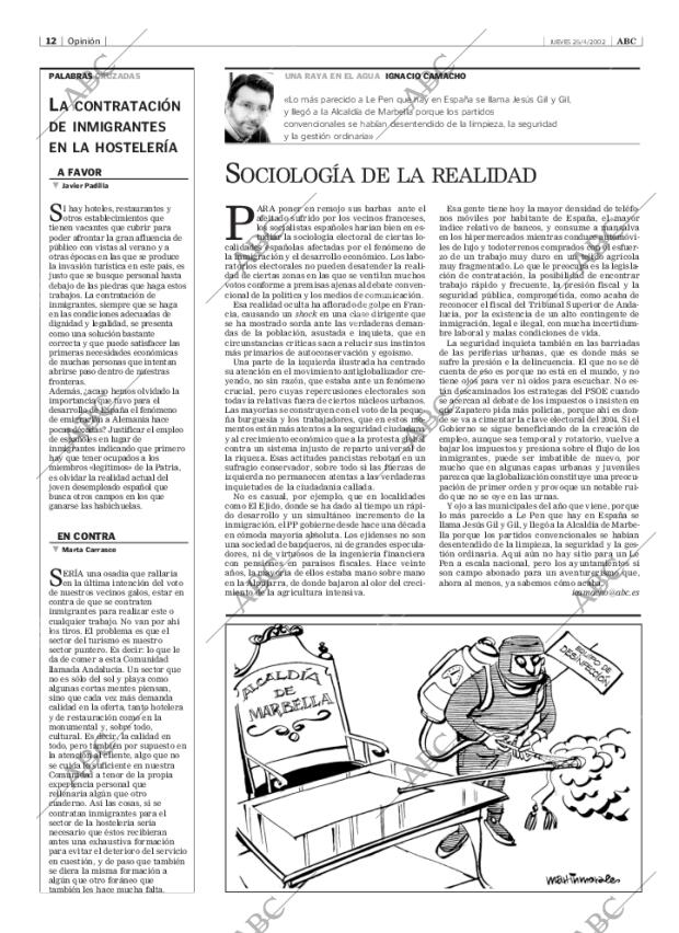 ABC SEVILLA 25-04-2002 página 12