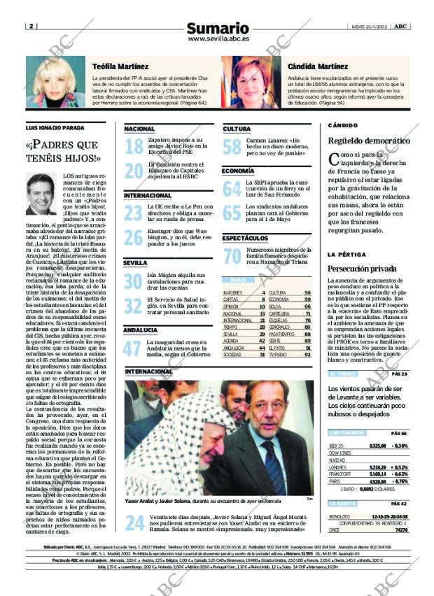 ABC SEVILLA 25-04-2002 página 2
