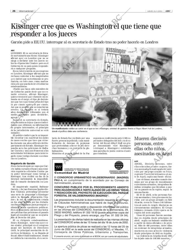 ABC SEVILLA 25-04-2002 página 26