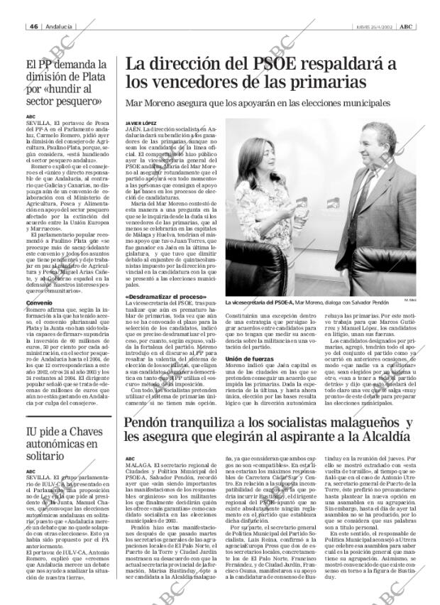 ABC SEVILLA 25-04-2002 página 46