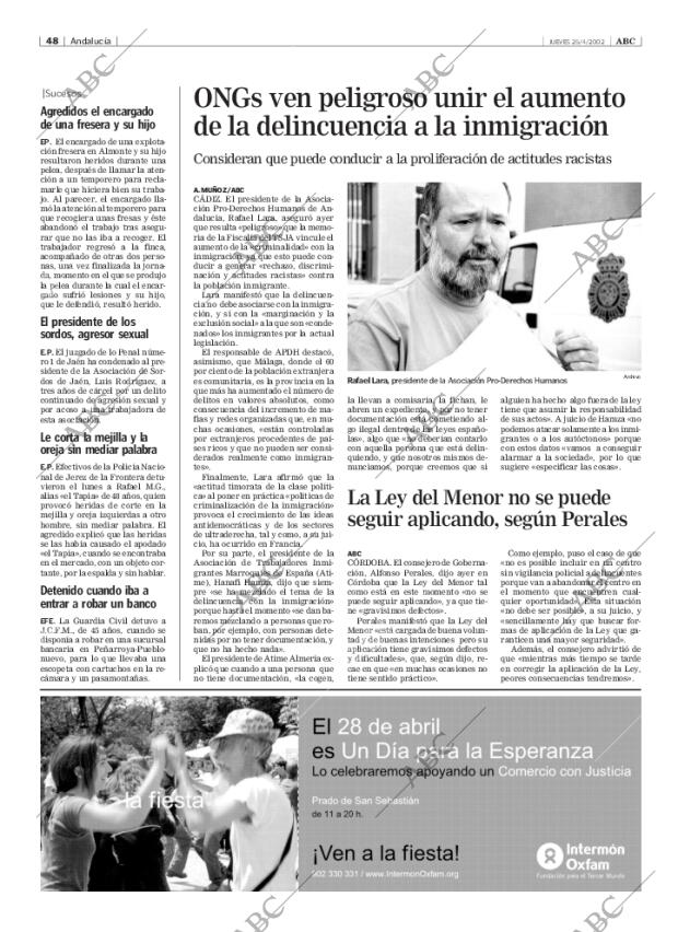 ABC SEVILLA 25-04-2002 página 48