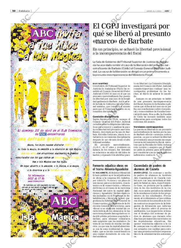 ABC SEVILLA 25-04-2002 página 50