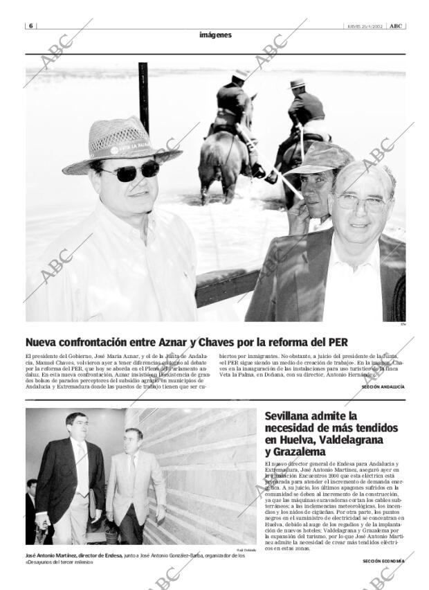 ABC SEVILLA 25-04-2002 página 6
