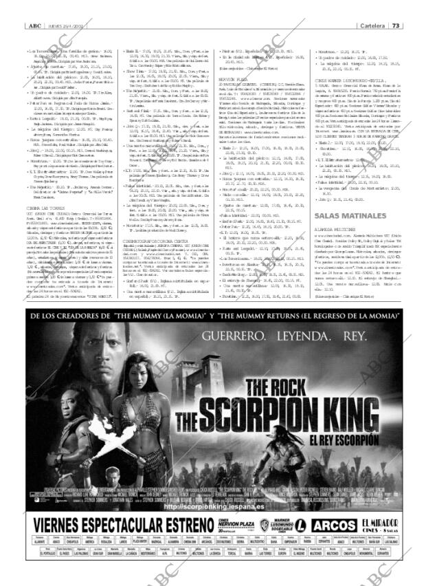 ABC SEVILLA 25-04-2002 página 73