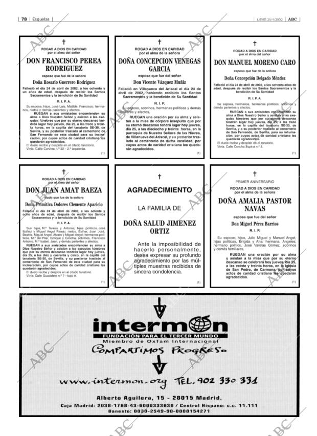 ABC SEVILLA 25-04-2002 página 78