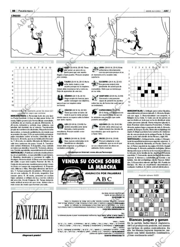 ABC SEVILLA 25-04-2002 página 88