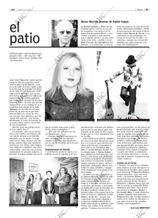 ABC SEVILLA 25-04-2002 página 91