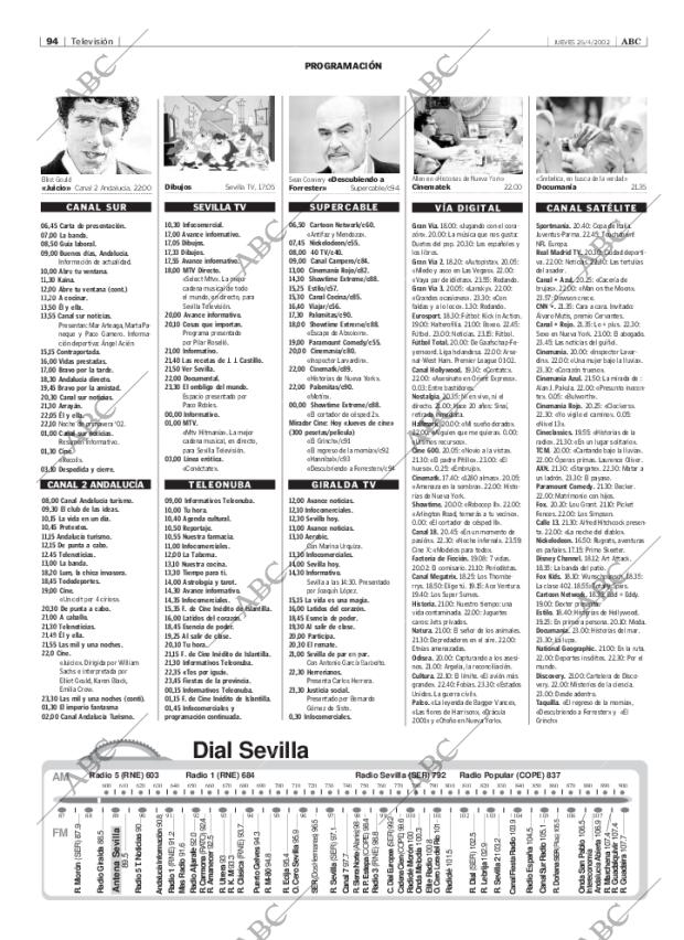 ABC SEVILLA 25-04-2002 página 94