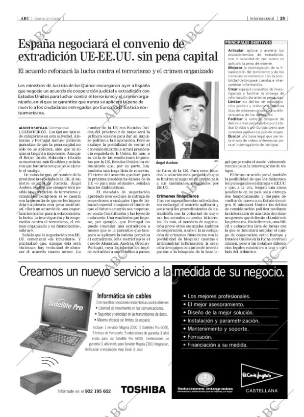 ABC MADRID 27-04-2002 página 25