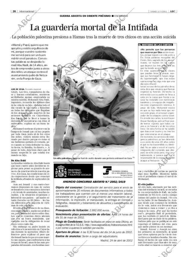 ABC MADRID 27-04-2002 página 26