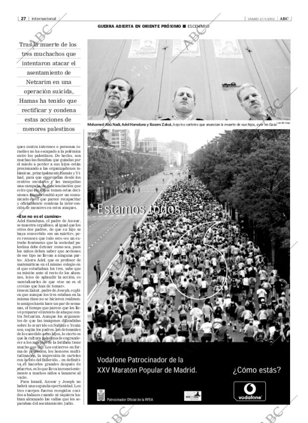 ABC MADRID 27-04-2002 página 27
