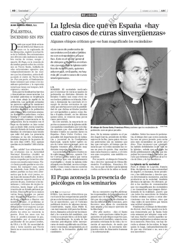 ABC MADRID 27-04-2002 página 40