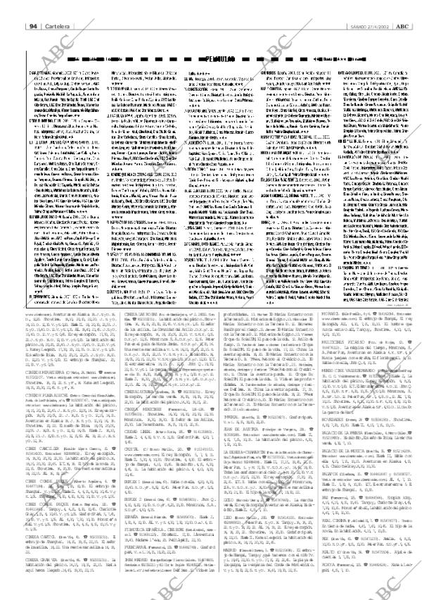 ABC MADRID 27-04-2002 página 94