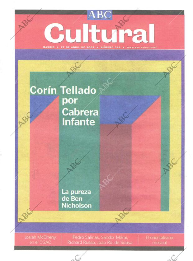 CULTURAL MADRID 27-04-2002 página 1