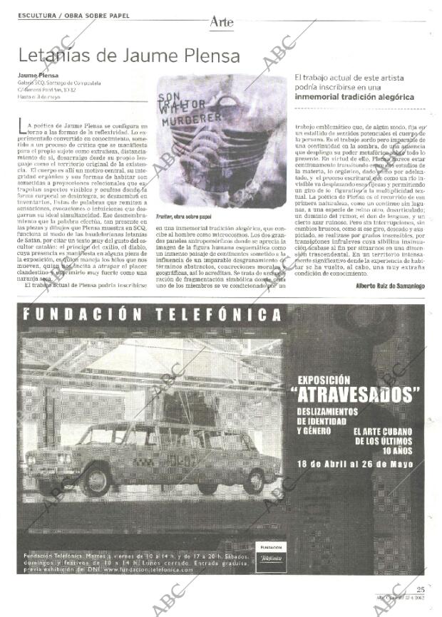 CULTURAL MADRID 27-04-2002 página 25