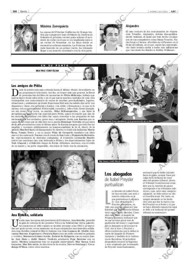 ABC MADRID 28-04-2002 página 114