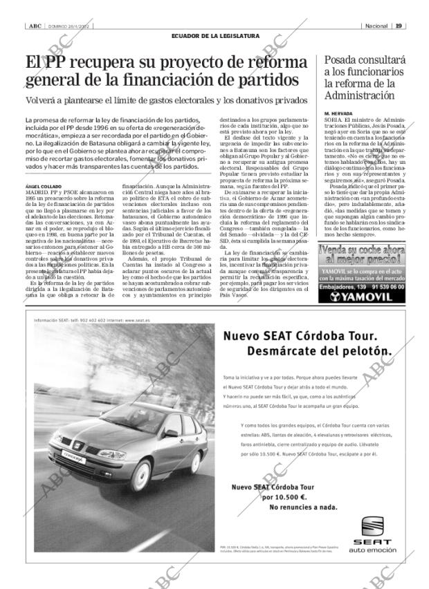 ABC MADRID 28-04-2002 página 19