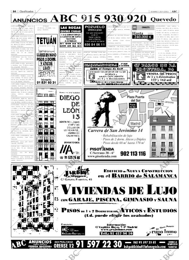 ABC MADRID 28-04-2002 página 84
